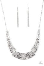 Load image into Gallery viewer, Stick To The ARTIFACTS Silver Necklace - Paparazzi
