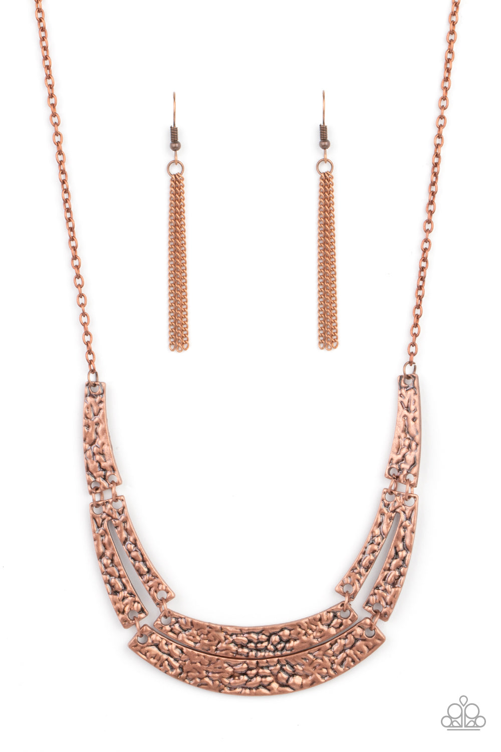 Stick To The ARTIFACTS Copper Necklace - Paparazzi