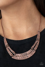 Load image into Gallery viewer, Stick To The ARTIFACTS Copper Necklace - Paparazzi
