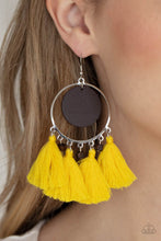 Load image into Gallery viewer, Yacht Bait Yellow Earrings - Paparazzi
