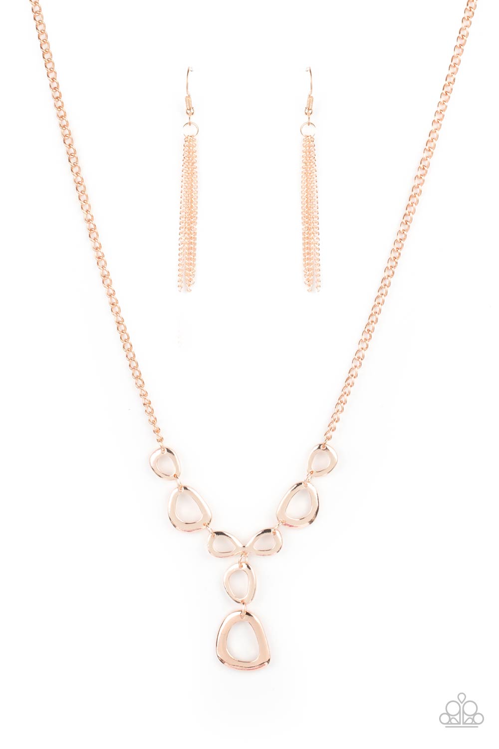 So Mod Rose Gold Necklace - Paparazzi