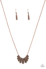 Load image into Gallery viewer, Monumental March Copper Necklace - Paparazzi
