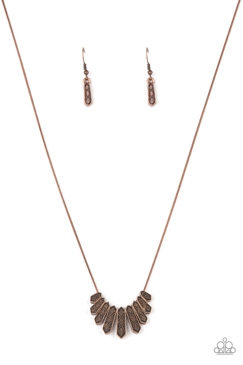 Monumental March Copper Necklace - Paparazzi