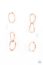 Load image into Gallery viewer, Talk In Circles Copper Earrings - Paparazzi
