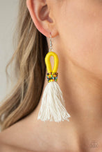 Load image into Gallery viewer, The Dustup Yellow Earrings - Paparazzi
