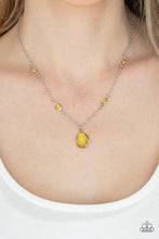 Load image into Gallery viewer, Romantic Rendezvous Yellow Necklace - Paparazzi
