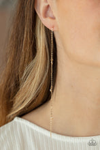 Load image into Gallery viewer, Dauntlessly Dainty Gold Earrings - Paparazzi
