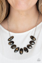 Load image into Gallery viewer, Elliptical Episode Black Necklace - Paparazzi
