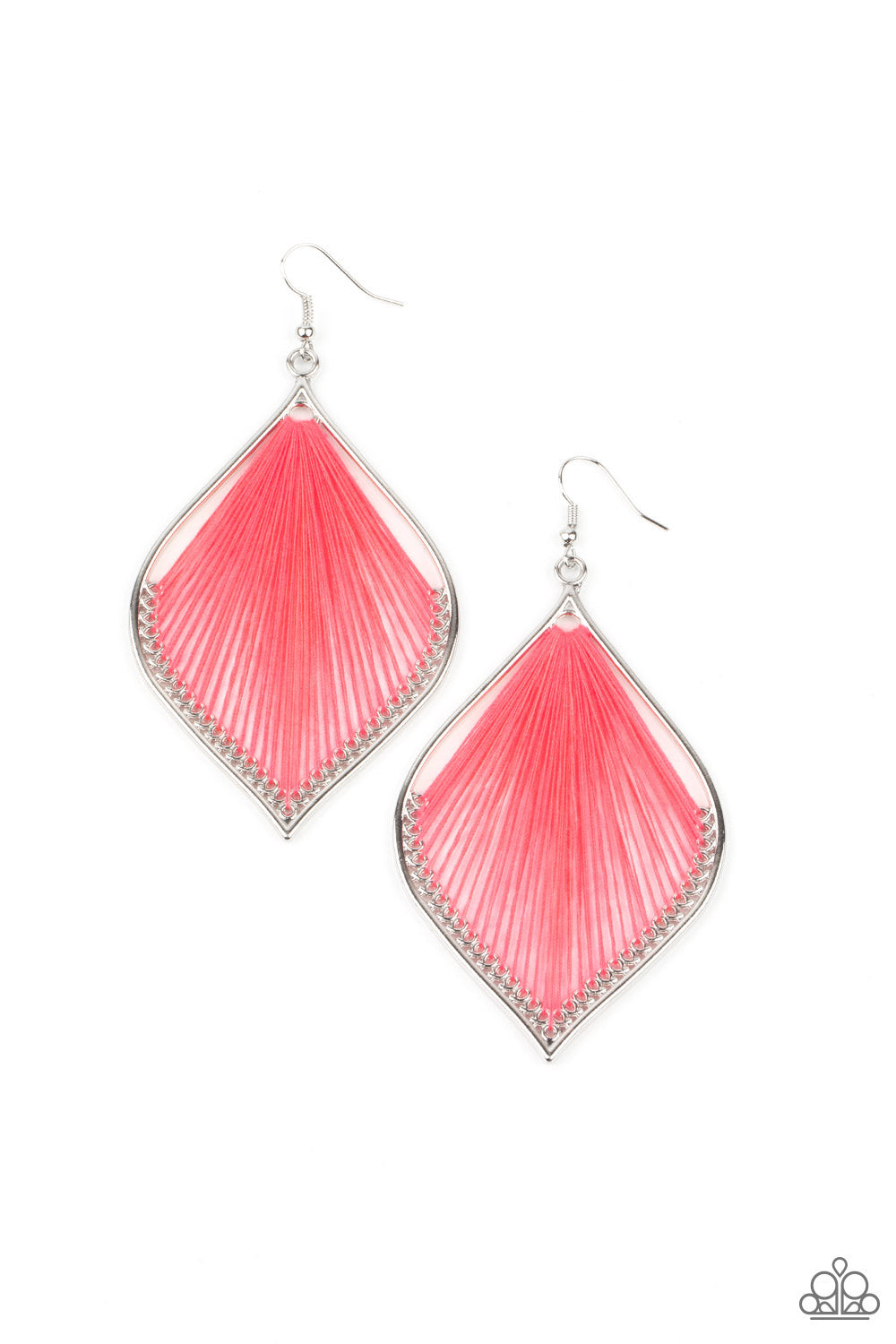 String Theory Pink Earrings - Paparazzi