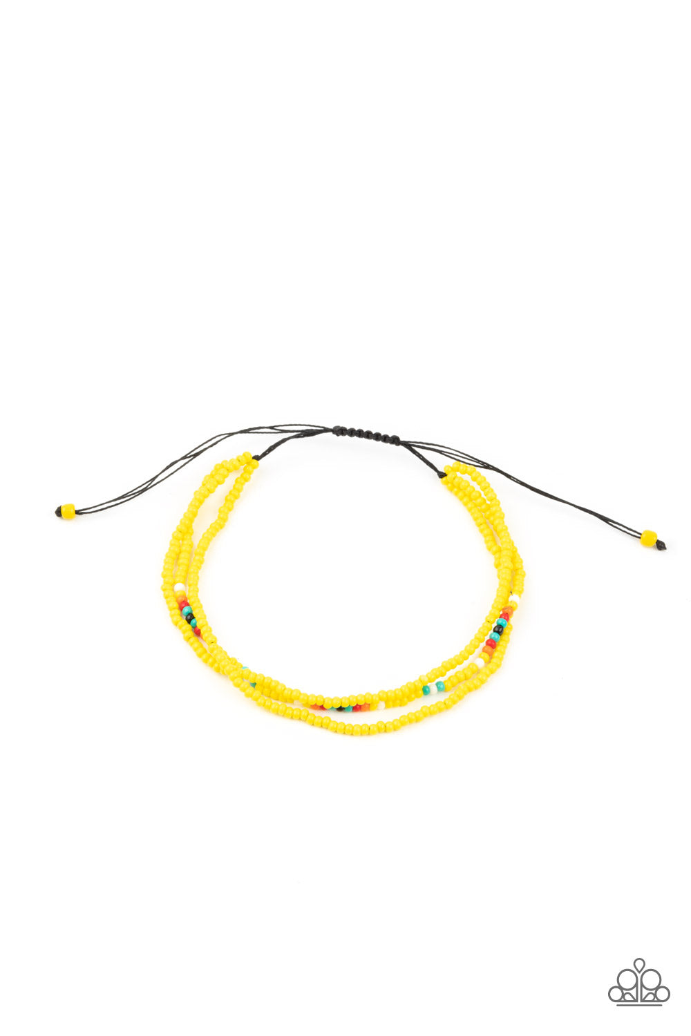 Basecamp Boyfriend Yellow Bracelet - Paparazzi