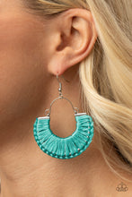 Load image into Gallery viewer, Threadbare Beauty Blue Earrings - Paparazzi
