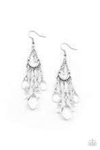 Load image into Gallery viewer, Paid Vacation White Earrings - Paparazzi
