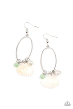Load image into Gallery viewer, This Too SHELL Pass Green Earrings - Paparazzi
