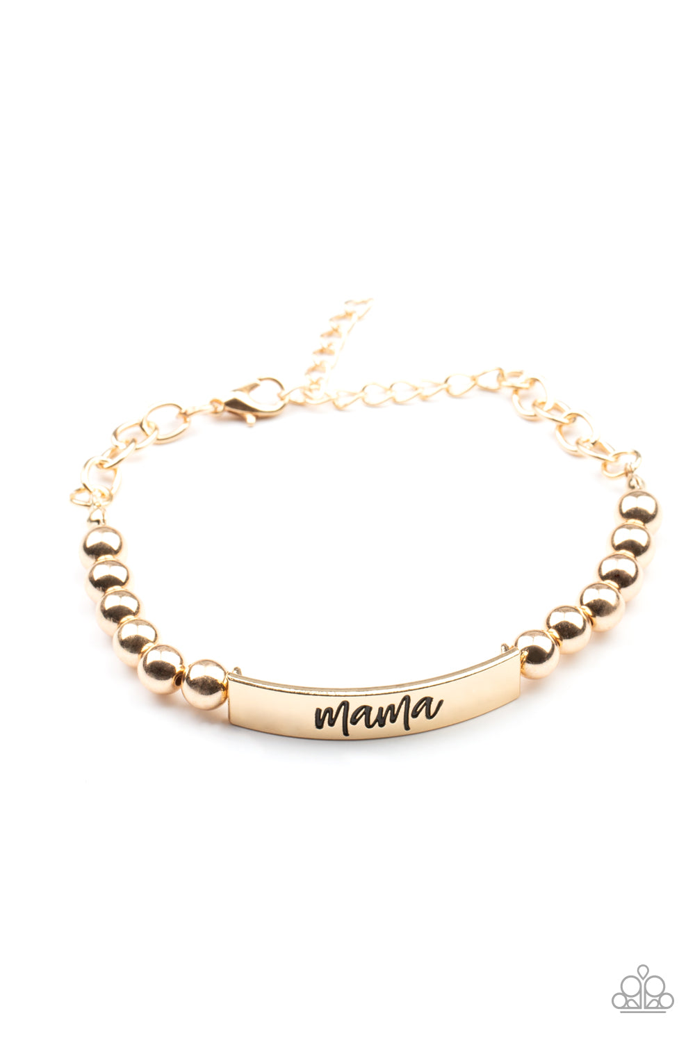 Mom Squad Gold Bracelet - Paparazzi