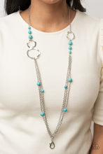 Load image into Gallery viewer, Local Charm Blue Lanyard - Paparazzi
