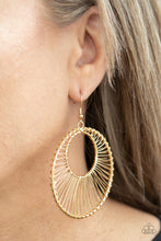 Load image into Gallery viewer, Artisan Applique Gold Earrings - Paparazzi
