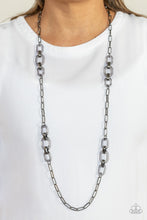 Load image into Gallery viewer, Have I Made Myself Clear? Black Necklace - Paparazzi
