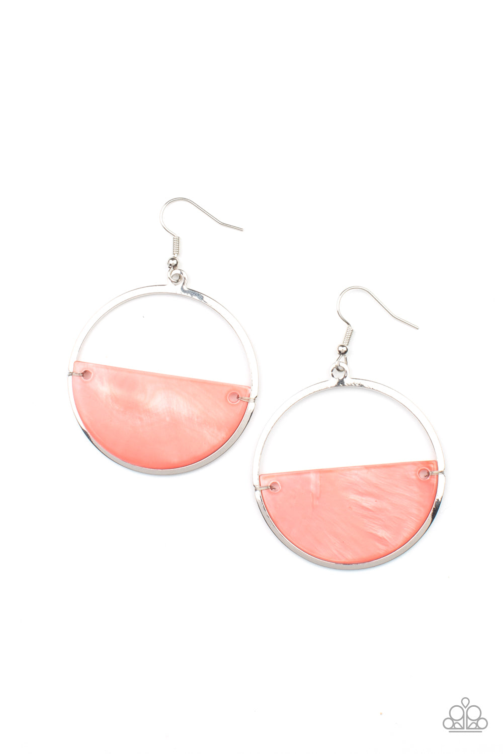 Seashore Vibes Orange Earrings - Paparazzi