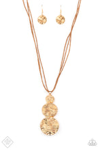 Load image into Gallery viewer, Circulating Shimmer Gold Necklace - Paparazzi
