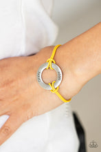 Load image into Gallery viewer, Choose Happy Yellow Bracelet - Paparazzi

