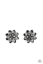 Load image into Gallery viewer, Water Lily Love Silver Post Earrings - Paparazzi
