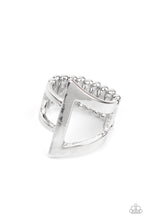 Load image into Gallery viewer, Rebel Edge Silver Ring - Paparazzi
