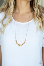 Load image into Gallery viewer, Pebble Prana Yellow Necklace - Paparazzi

