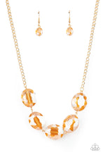 Load image into Gallery viewer, Cosmic Closeup Gold Necklace - Paparazzi
