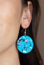 Load image into Gallery viewer, Tenaciously Terrazzo Blue Earrings - Paparazzi
