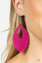 Load image into Gallery viewer, Tahiti Tankini Pink Earrings - Paparazzi
