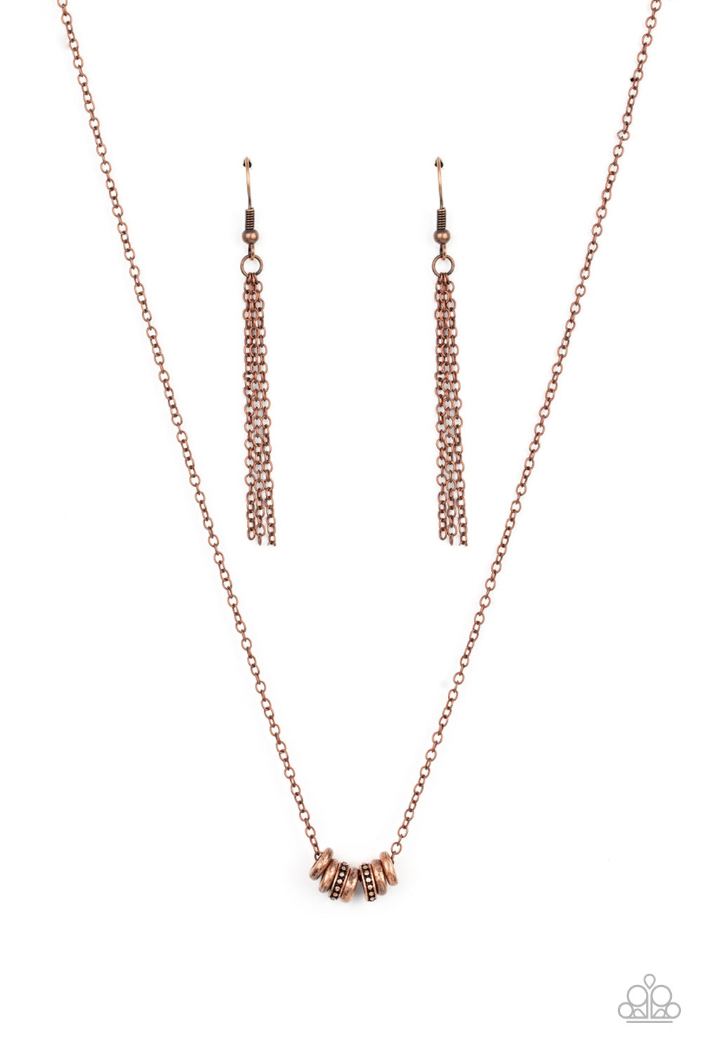 Dainty Dalliance Copper Necklace - Paparazzi