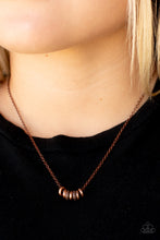 Load image into Gallery viewer, Dainty Dalliance Copper Necklace - Paparazzi
