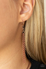 Load image into Gallery viewer, Dainty Dalliance Copper Necklace - Paparazzi
