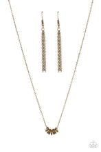 Load image into Gallery viewer, Dainty Dalliance Brass Necklace - Paparazzi
