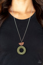 Load image into Gallery viewer, Homespun Stylist Green Necklace - Paparazzi
