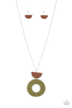 Load image into Gallery viewer, Homespun Stylist Green Necklace - Paparazzi
