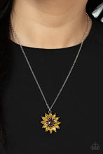 Load image into Gallery viewer, Formal Florals Yellow Necklace - Paparazzi
