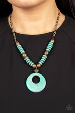 Load image into Gallery viewer, Oasis Goddess Brass Necklace - Paparazzi
