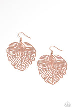 Load image into Gallery viewer, Palm Palmistry Copper Earrings - Paparazzi

