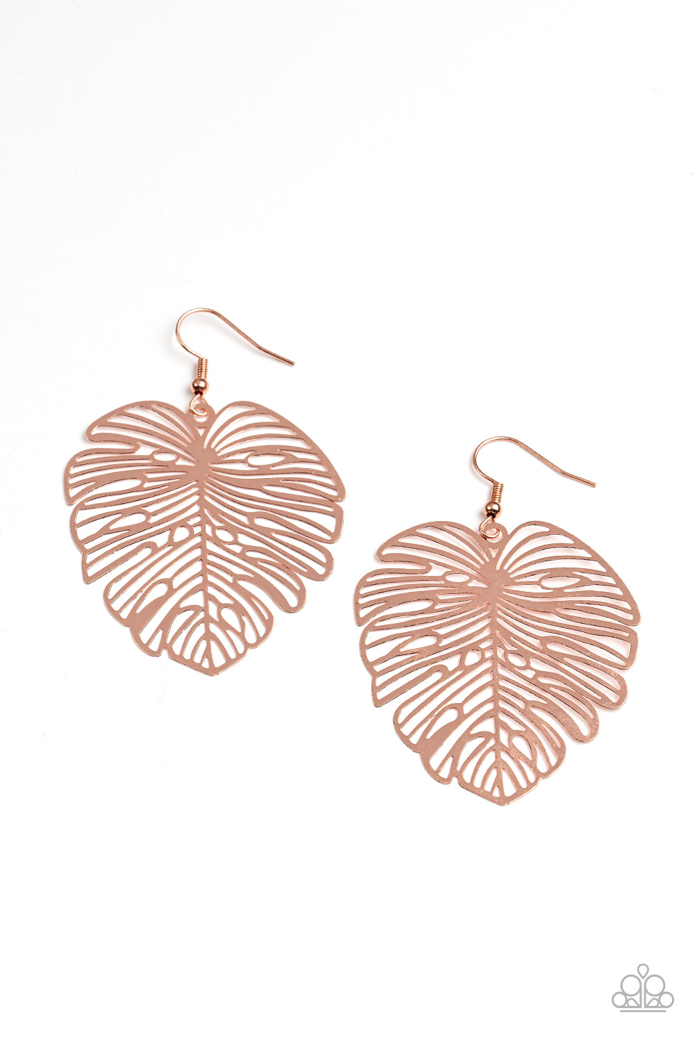 Palm Palmistry Copper Earrings - Paparazzi
