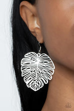 Load image into Gallery viewer, Palm Palmistry Silver Earrings - Paparazzi
