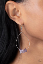 Load image into Gallery viewer, South Beach Serenity Purple Earrings - Paparazzi
