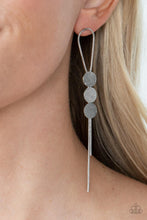 Load image into Gallery viewer, Bolo Beam Silver Post Earrings - Paparazzi
