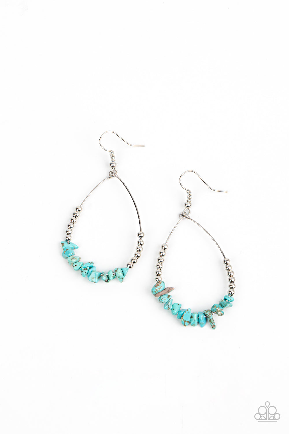 Come Out of Your SHALE Blue Earrings - Paparazzi