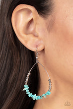 Load image into Gallery viewer, Come Out of Your SHALE Blue Earrings - Paparazzi
