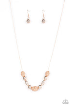 Load image into Gallery viewer, Space Glam Rose Gold Necklace - Paparazzi
