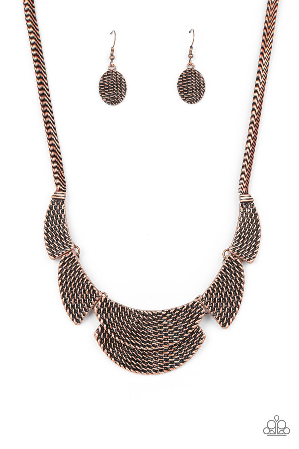 Empress Empire Copper Necklace - Paparazzi