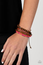 Load image into Gallery viewer, Timberland Trendsetter Pink Urban Bracelet - Paparazzi
