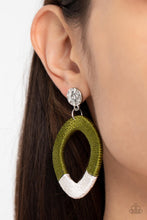 Load image into Gallery viewer, Thats a WRAPAROUND Green Earrings - Paparazzi
