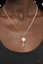 Load image into Gallery viewer, Prized Key Player Copper Necklace - Paparazzi
